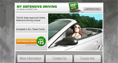 Desktop Screenshot of mydefensivedriving.com